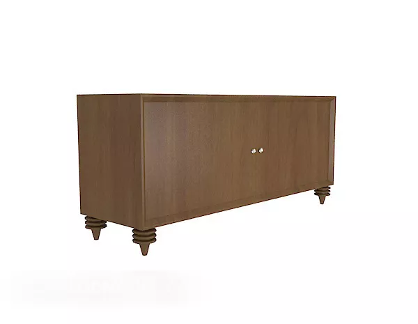 Tv Locker L Shape 3d model