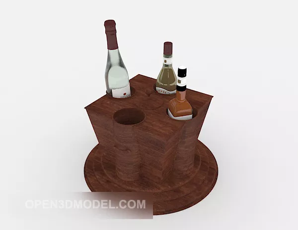 Curved Rack Decoration 3d model