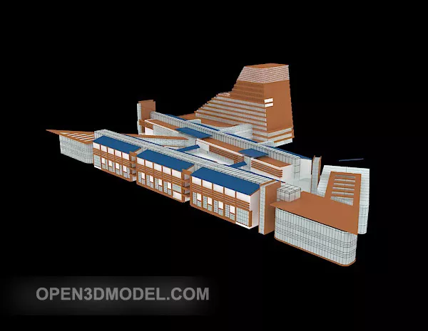 Circular Shape Decorative 3d model