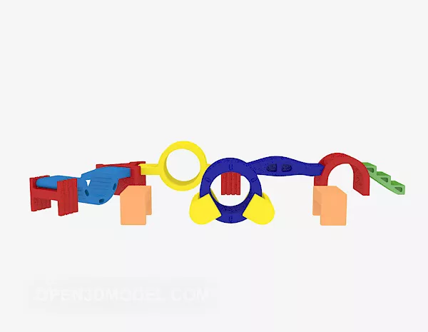 Building Blocks Stuff Toy 3d model Building Blocks Stuff Toy 3d model