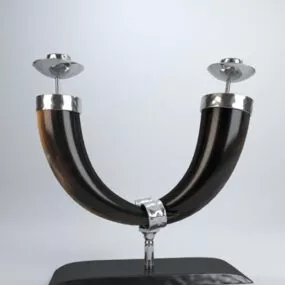 Bull Candlestick Decoration 3d model