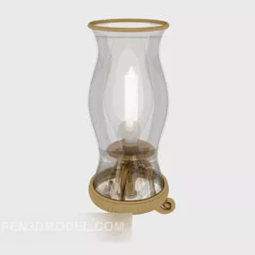 Candle Light Brass Arm 3d model