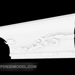Carved European Component 3d model
