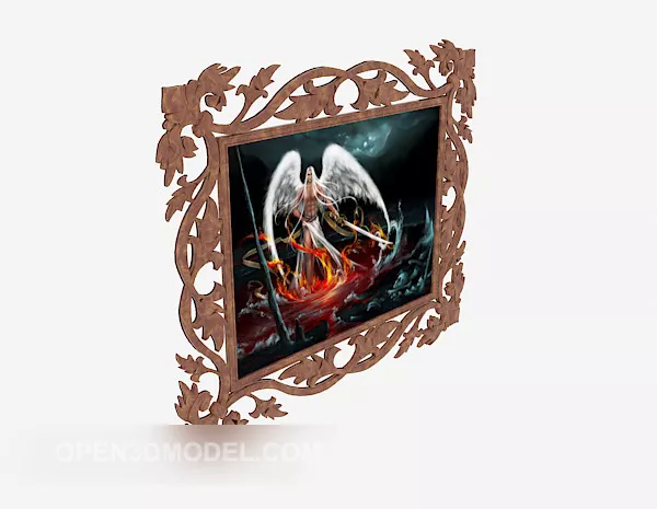 Carved Panel 3d model