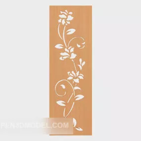 Carving Decoration Wooden 3d model