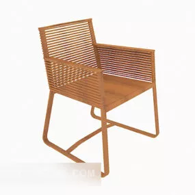 Casual Back Seat 3d model