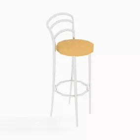 Casual High Chair 3d model