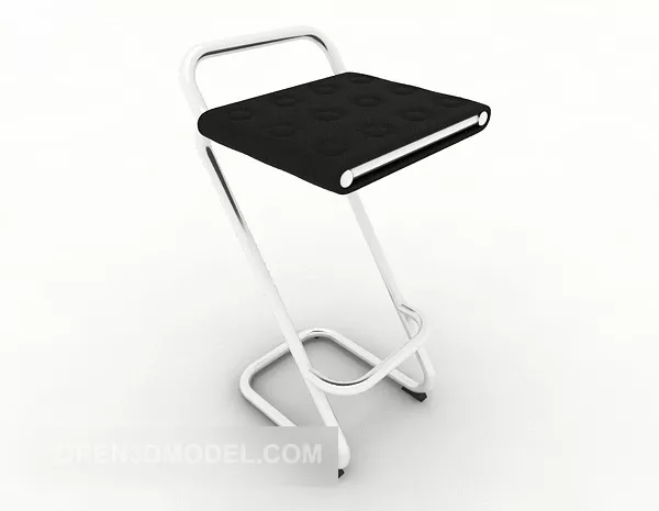 Casual High Stool Chair 3d model Casual High Stool Chair 3d model
