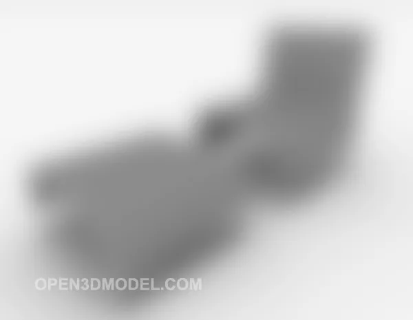Casual Modern Single Sofa Furniture 3d model Casual Modern Single Sofa Furniture 3d model
