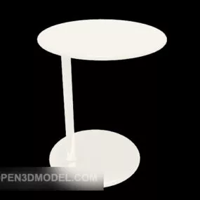 Casual Sofa Side Table Round Shade 3d model