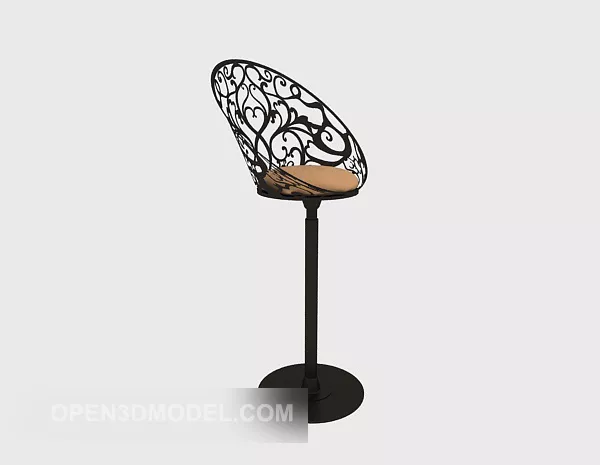 Casual Style High Chair 3d model Casual Style High Chair 3d model