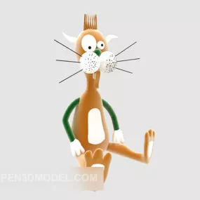 Cat Character 3d model