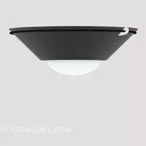 Ceiling Light Round Dish Shaped 3d model