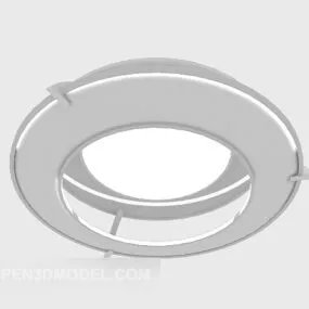 Ceiling luminaire Circle shaped 3d model