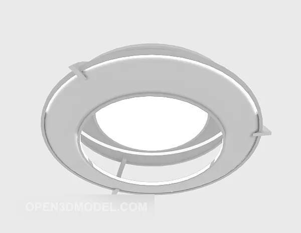 Ceiling luminaire Circle shaped 3d model Ceiling luminaire Circle shaped 3d model