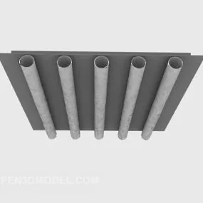 Chandelier Rectangular Shade 3d model