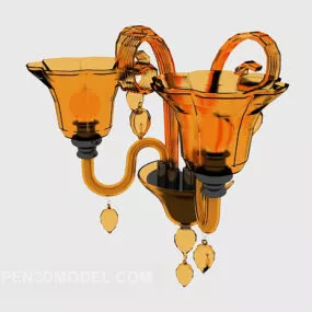 Chic European Wall Lamp 3d model