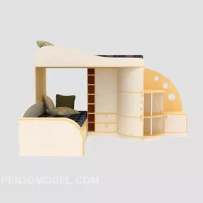 Children Get Up Down 3d model