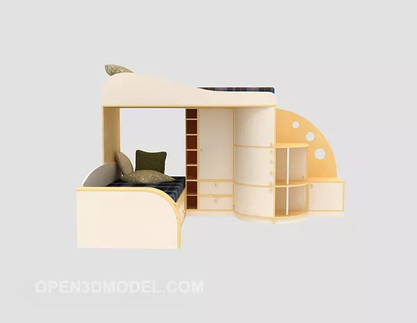Children Get Up Down 3d model Children Get Up Down 3d model