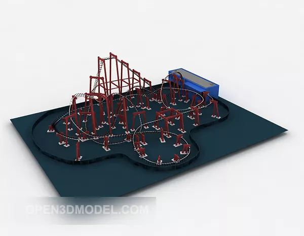 Home Playground Toys For Children 3d model Home Playground Toys For Children 3d model