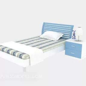 Children Bed Single Style 3d model