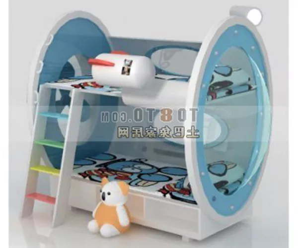 Children High And Low Bed 3d model Children High And Low Bed 3d model