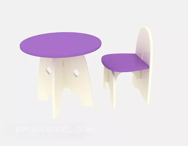 Children’s Writing Desk 3d model Children’s Writing Desk 3d model