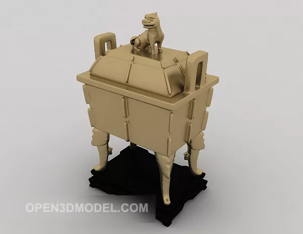 Ancient Chinese Ding 3d model Ancient Chinese Ding 3d model