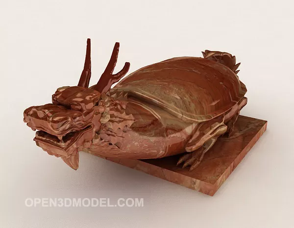 Sea Turtle Swimming 3d model