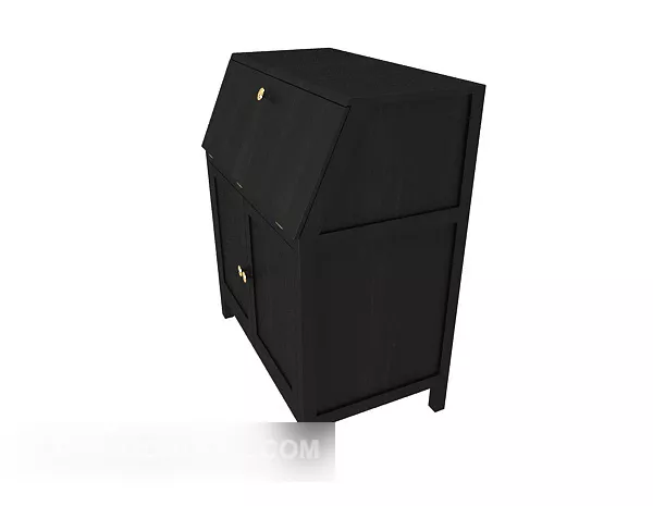 Wall Locker Minimal Style 3d model