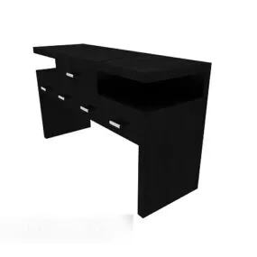 Chinese Black Simple Side Table 3d model
