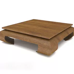 Chinese Classical Solid Wood Coffee Table 3d model