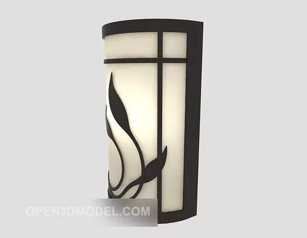 Chinese Classical Wall Lamp 3d model Chinese Classical Wall Lamp 3d model