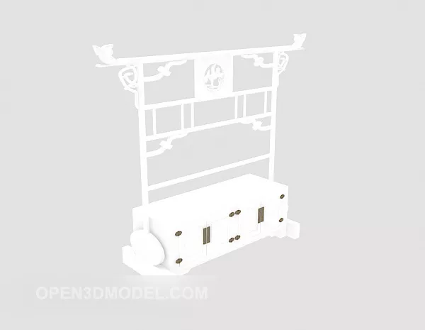 Hanger On Door 3d model