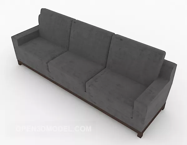 Chinese Dark Multi Seaters Sofa Design 3d model Chinese Dark Multi Seaters Sofa Design 3d model