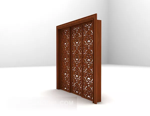 Door Frame White Painted 3d model