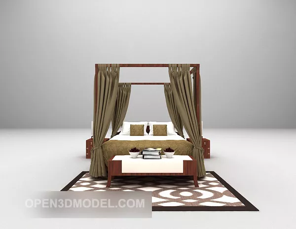 Banner Frame With Poster Frame 3d model