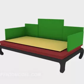 Chinese Double Sofa Concept 3d model