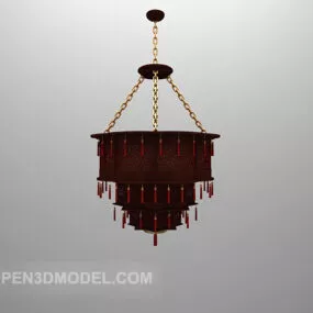 Chinese Fancy Chandelier 3d model
