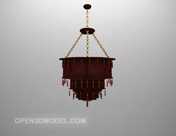 Chinese Fancy Chandelier 3d model Chinese Fancy Chandelier 3d model