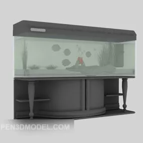 Fish Tank With Rack 3d model