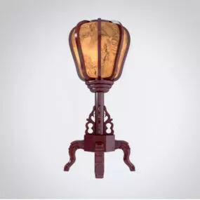 Chinese Floor Lamp Vintage Style 3d model