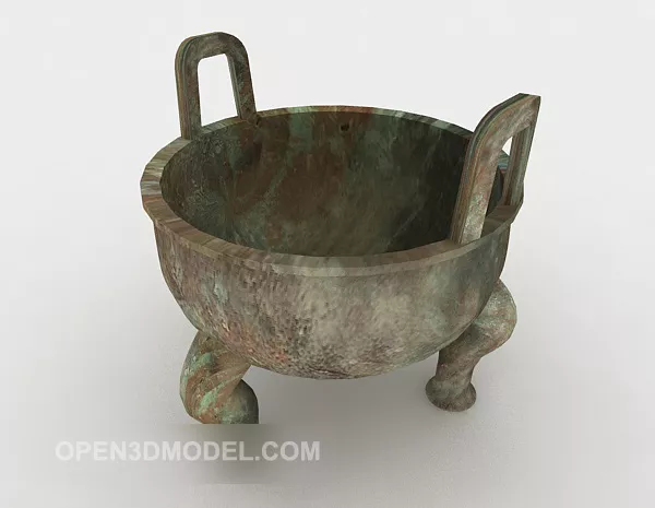 Chinese Fruit Bag Three Ding 3d model Chinese Fruit Bag Three Ding 3d model