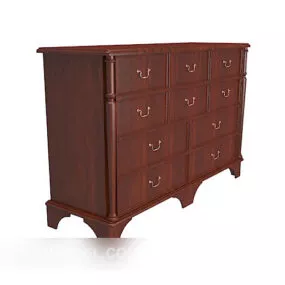 Chinese Furniture Locker 3d model