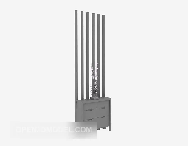 Classic Gate Rails 3d model