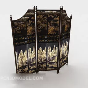 Chinese High-end Screen 3d model