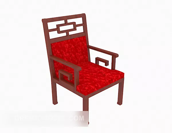 Chinese Traditional Home Armchair 3d model Chinese Traditional Home Armchair 3d model
