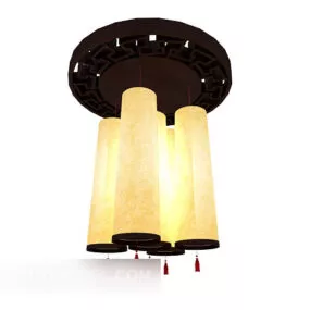 Chinese Home Chandelier 3d model