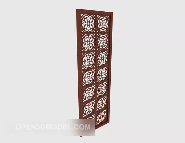 Tree Pattern Partition Screen 3d model