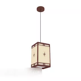 Chinese Home Retro Chandelier 3d model